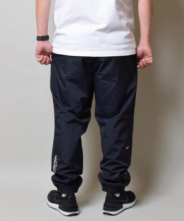 raidback fabric TRACK PANTS / BLACK