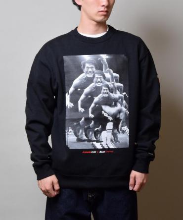 ANTONIO INOKI CREW SWEAT / BLACK