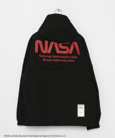 NASAコラボ Anorak Nylon Jacket[LEJ206] *ブラック*