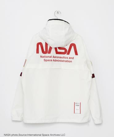 NASAコラボ Anorak Nylon Jacket[LEJ206] *ホワイト*
