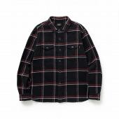 COTTON FLANNEL CHECK SHIRT / RED