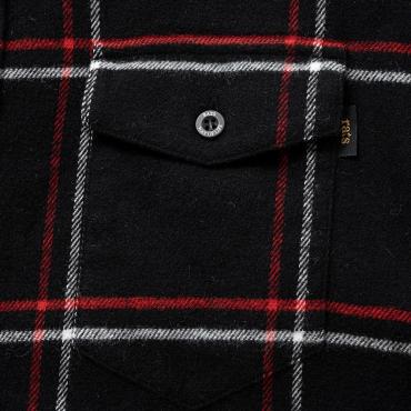 COTTON FLANNEL CHECK SHIRT / RED