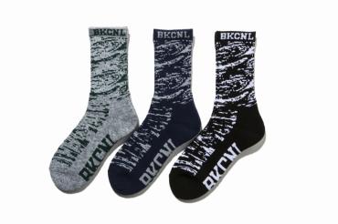 GHOSTLION CAMO SOCKS *ミックスグレー*