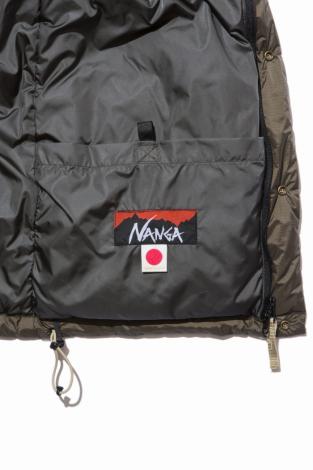 xNANGA DOWN VEST *オリーブドラブ*