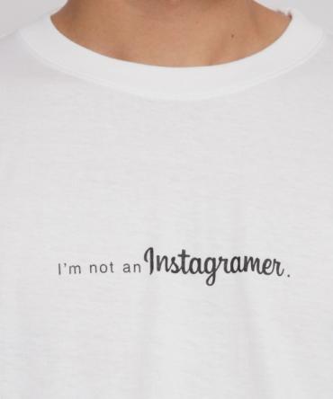 I’m not an Instagramer. クルーネックロンT[FRC192]*ホワイト*