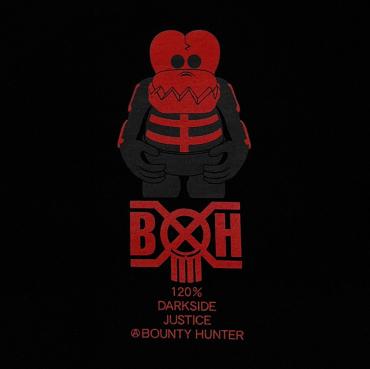BxH SKULL-KUN Tee【BLACK/RED】