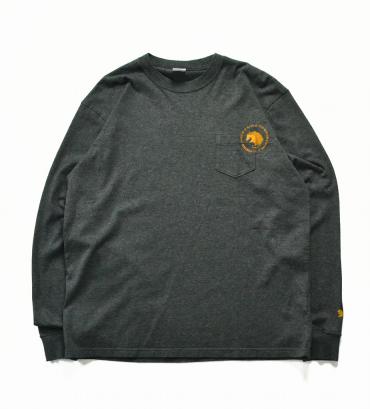 CIRCLE POCKET L/S *グレー*