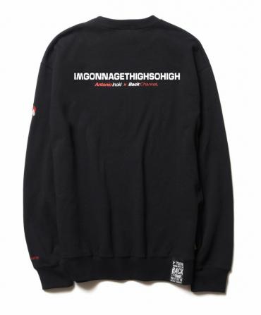 ANTONIO INOKI CREW SWEAT / BLACK