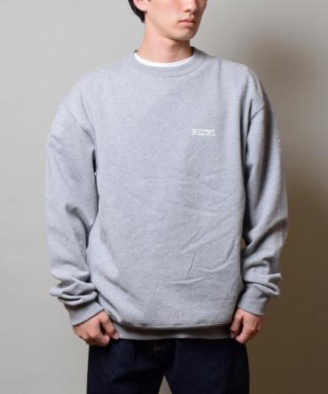 ONE POINT CREW SWEAT / MIX GREY