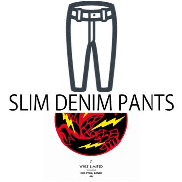 SLIM DENIM PANTS