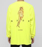 Pixelated Nude Long sleeve T-shirt[ FRC593 ]*イエロー*