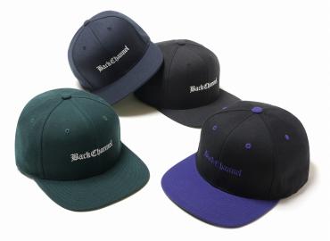 OLD ENGLISH SNAPBACK / BLACK x PURPLE