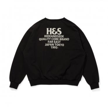 H&S SWEAT SHIRT *ブラック*