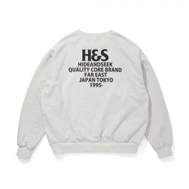 H&S SWEAT SHIRT *ライトグレー*