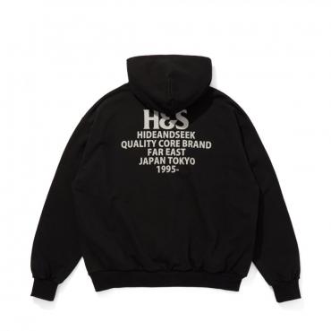 H&S HOODED SWEAT SHIRT *ブラック*