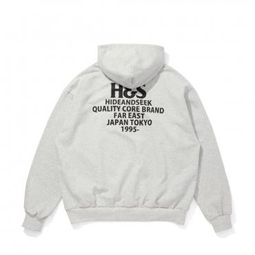 H&S HOODED SWEAT SHIRT *ライトグレー*