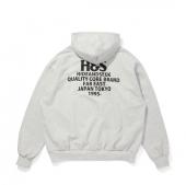 H&S HOODED SWEAT SHIRT *ライトグレー*