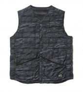 xNANGA REVERSIBLE DOWN VEST *ブラック*