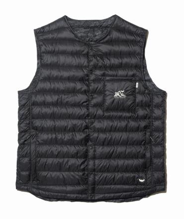 xNANGA REVERSIBLE DOWN VEST *ブラック*