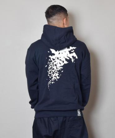 OUTDOOR LOGOG PULLOVER PARKA / NAVY