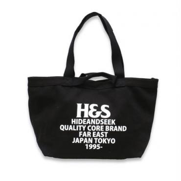 H&S LOGO TOTE BAG *ブラック*