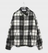 Padding Check Shirts [ LES166 ] *ブラック*