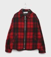 Padding Check Shirts [ LES166 ] *レッド*