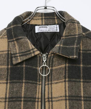 Padding Check Shirts [ LES166 ] *ベージュ*