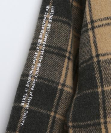 Padding Check Shirts [ LES166 ] *ベージュ*