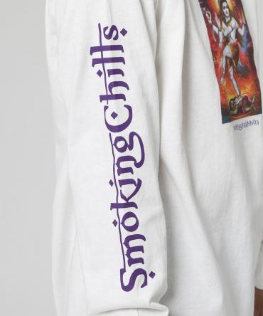 Smoking Chillum Long sleeve T-shirt[FRC596]*ホワイト*