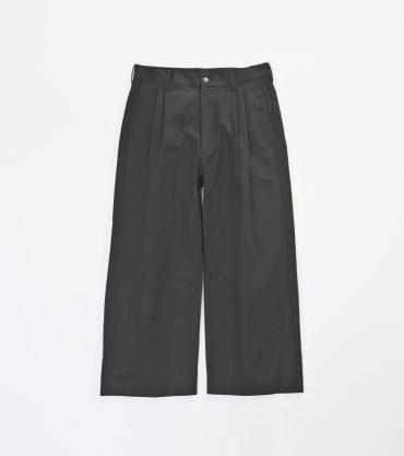 WIDE CHINO PANTS *ブラック*