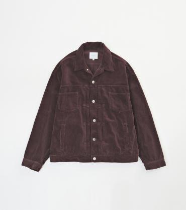 BIG CORDUROY JACKET *エンジ*