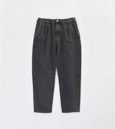 ANKLE EASY DENIM PANTS *ブラック*