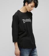 7/10 length raglan sleeves Tee*ブラック*