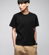 POCKET CREW NECK T-SHIRTS *BK*