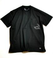 POCKET CREW NECK T-SHIRTS *ブラック*