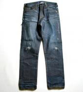 ONE YEAR WASH WIDE STRAIGHT DENIM PANTS