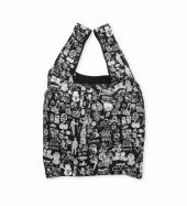 Original silk print Eco bag  *ホワイト*