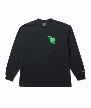 FISHING STRETCH L/S TEE / BLACK