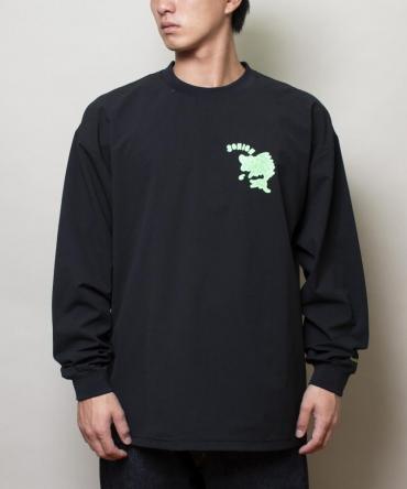 FISHING STRETCH L/S TEE / BLACK