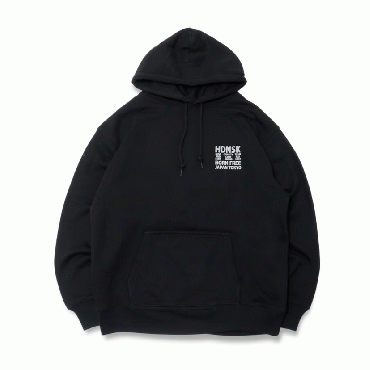 Flame Hooded Sweat Shirt *ブラック*