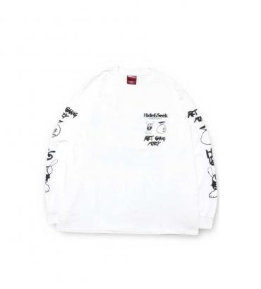   H&S × SKOLOCT L/S Tee-1 *ホワイト*