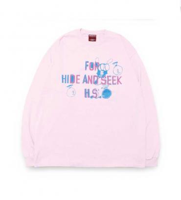   H&S × SKOLOCT L/S Tee-2 *ピンク*