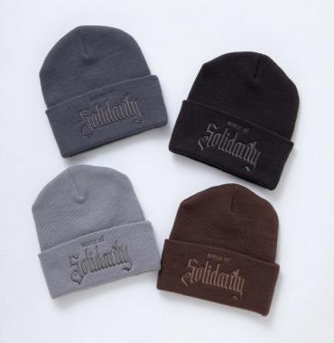 KNIT CAP SOLIDARITY *チャコール*