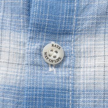 STAND COLLAR BOARD CHECK SHIRT