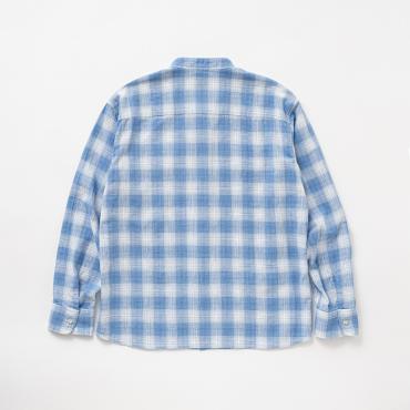 STAND COLLAR BOARD CHECK SHIRT