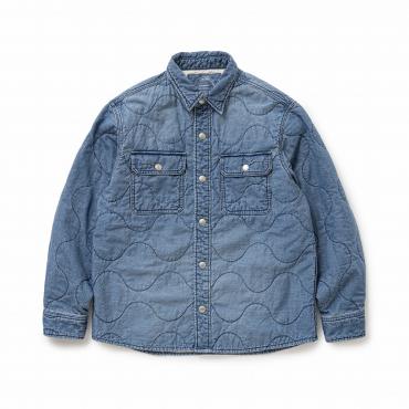 DENIM QUILTING SHIRT JKT