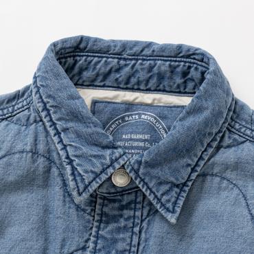 DENIM QUILTING SHIRT JKT