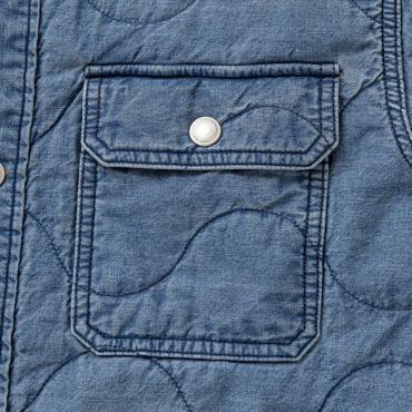 DENIM QUILTING SHIRT JKT