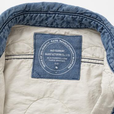 DENIM QUILTING SHIRT JKT